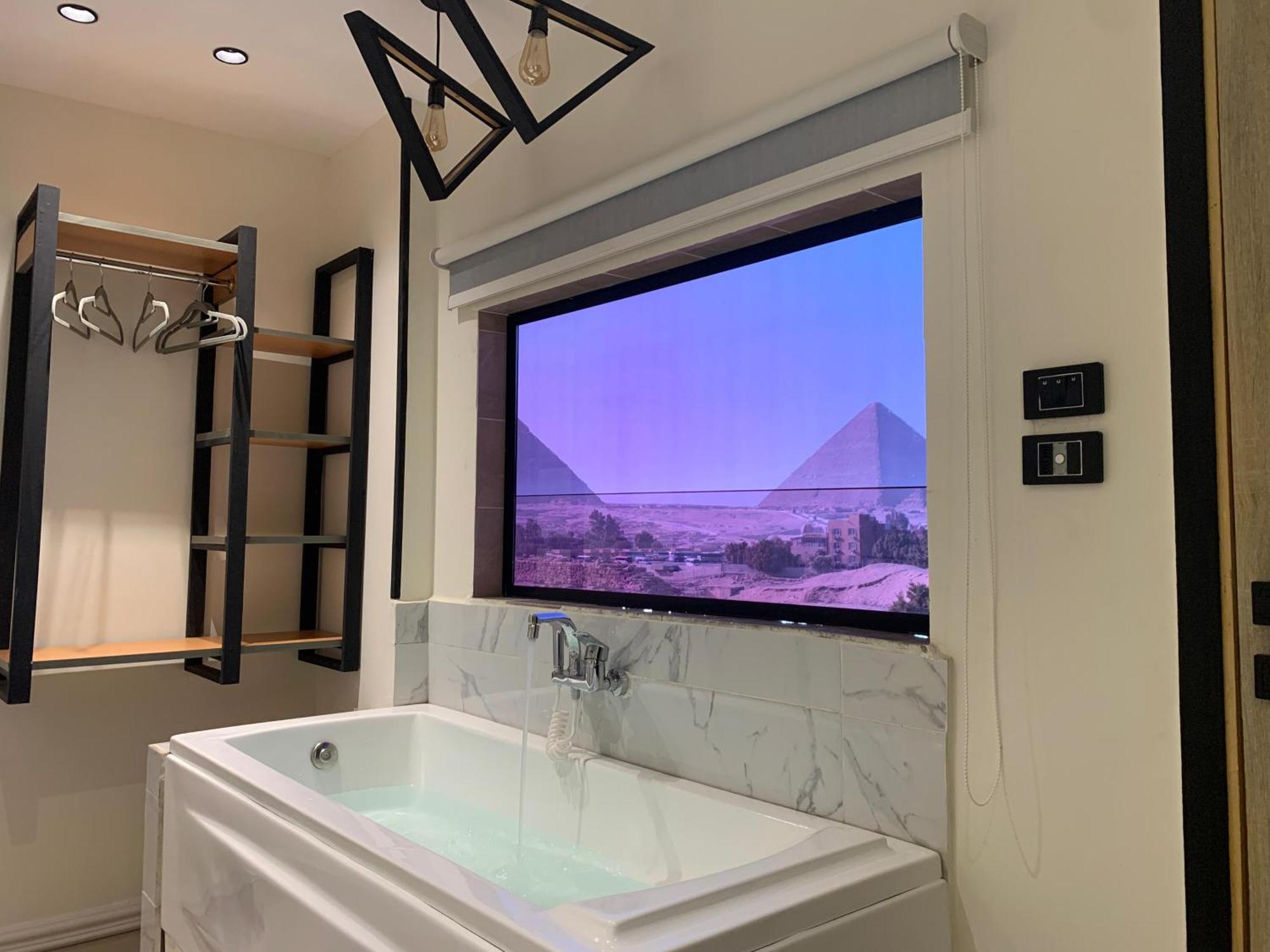 Capo Pyramid Hotell Kafret el-Gabal Eksteriør bilde