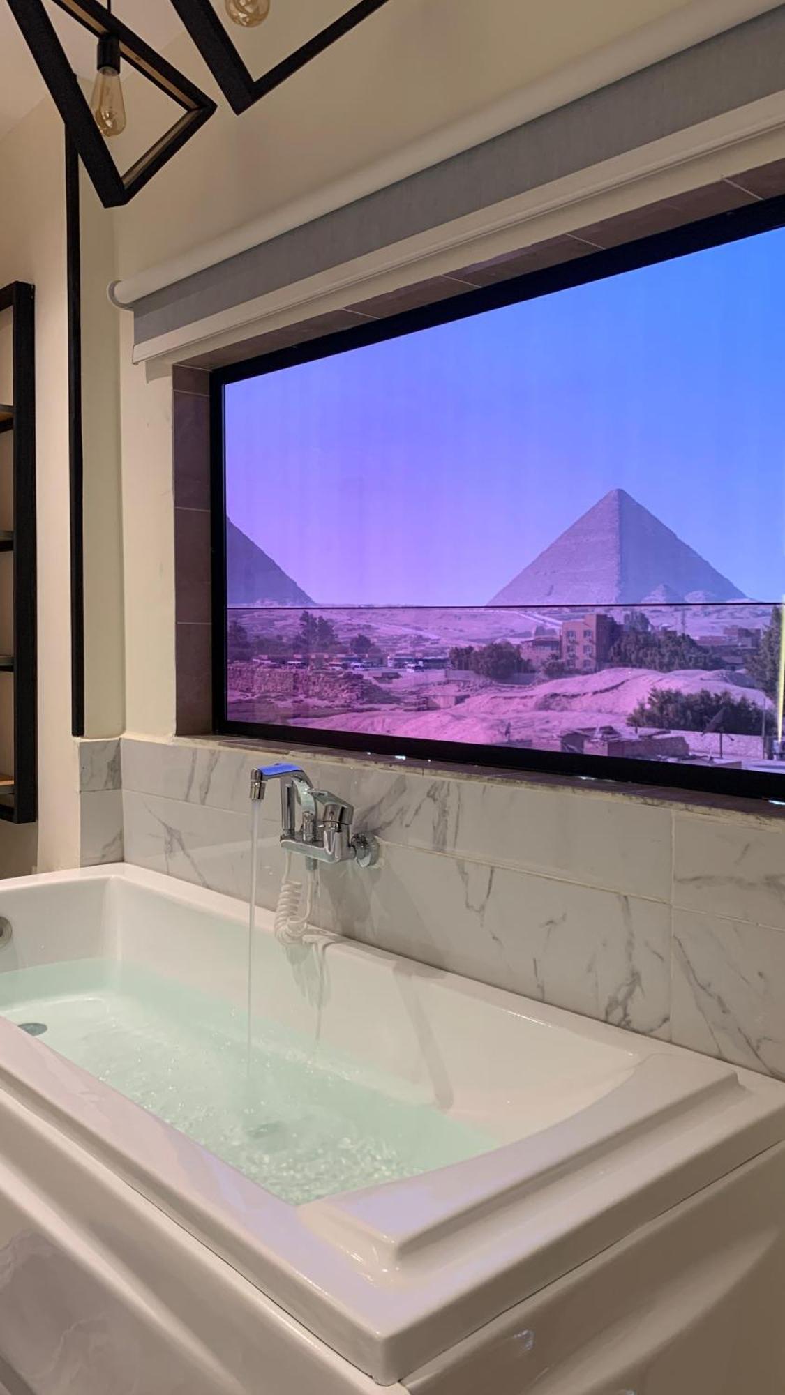 Capo Pyramid Hotell Kafret el-Gabal Eksteriør bilde