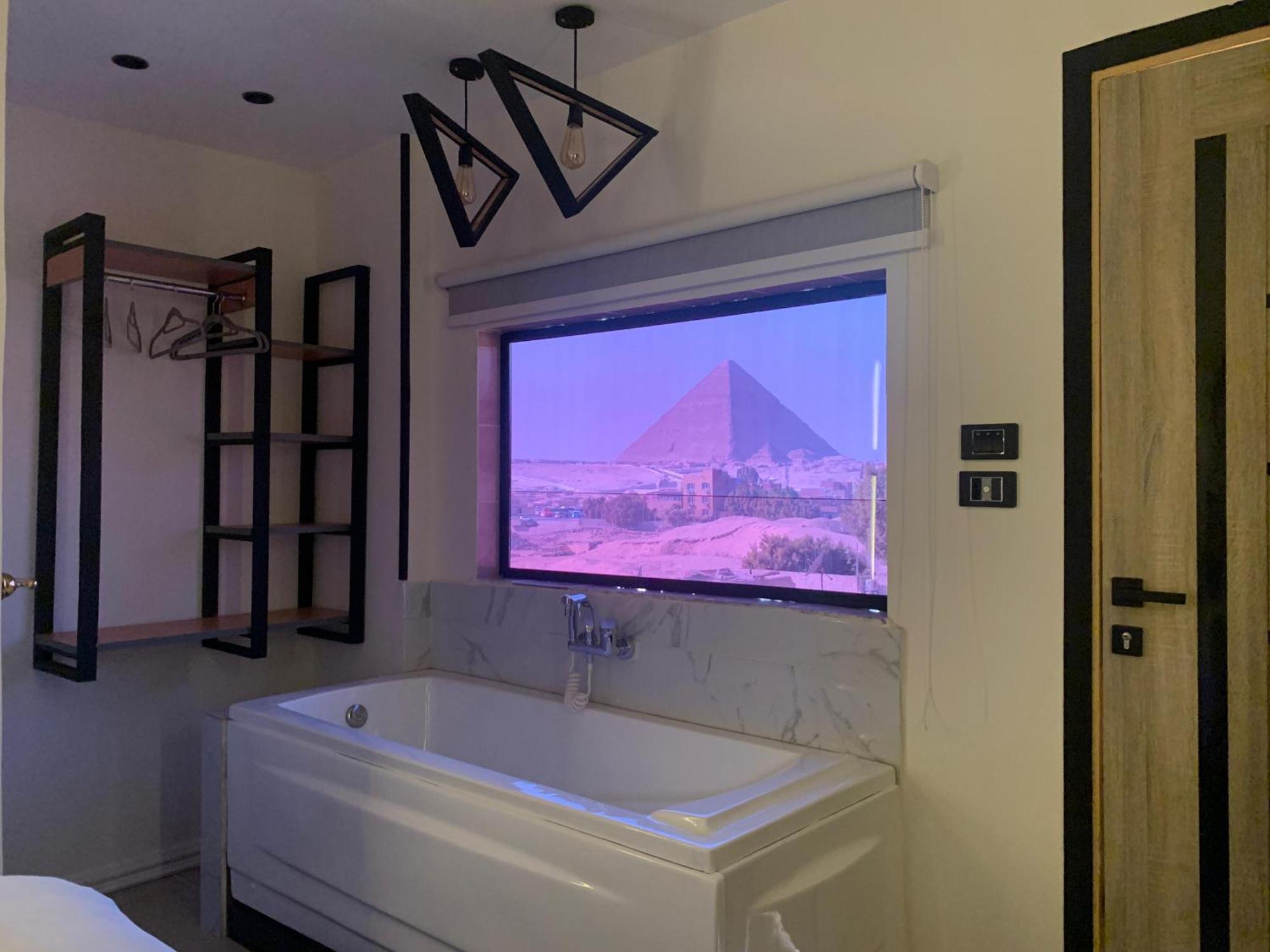 Capo Pyramid Hotell Kafret el-Gabal Eksteriør bilde